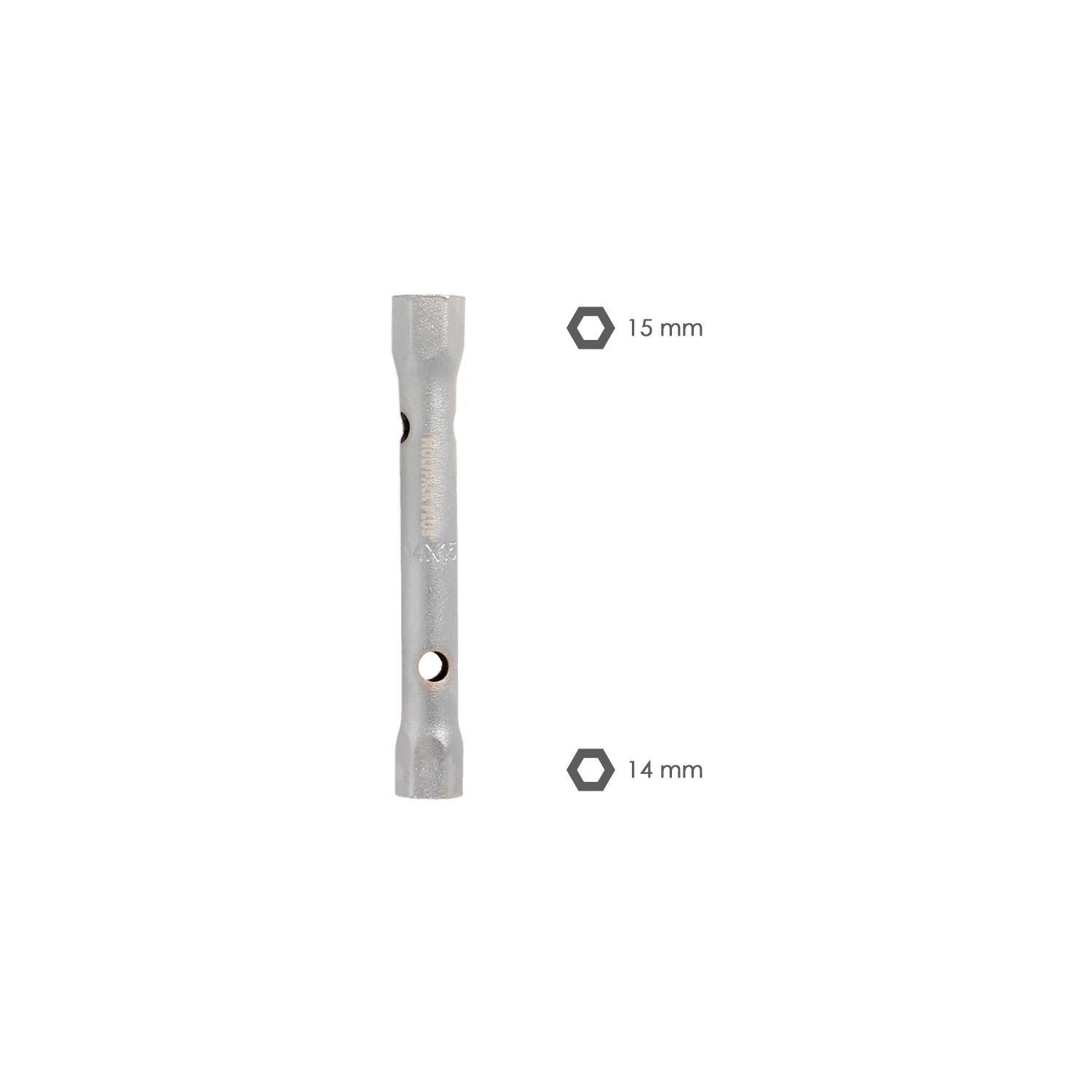 Llave Tubo Tubular 14x15 Fabricada En Acero Cromo Vanadio, Llave Grifería, Llave De Tubo Para Grifos, Llaves De Tubo Doble_1