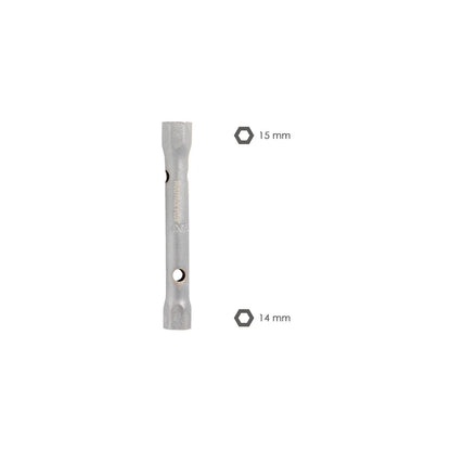 Llave Tubo Tubular 14x15 Fabricada En Acero Cromo Vanadio, Llave Grifería, Llave De Tubo Para Grifos, Llaves De Tubo Doble_1