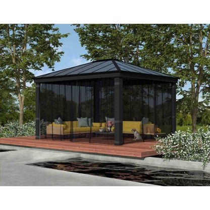 Conjunto de mosquiteiro para gazebo Dallas 422x483 Canopia