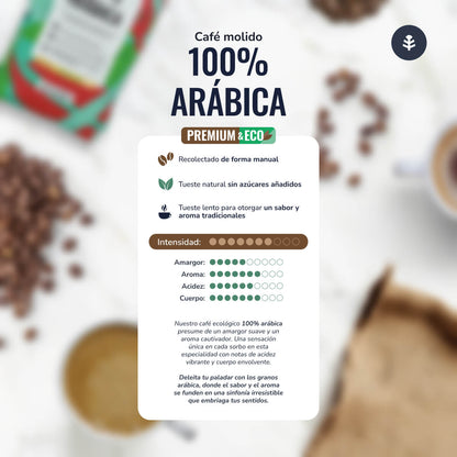 Café moído Eco 100% Arábica Planeta Huerto 250 g