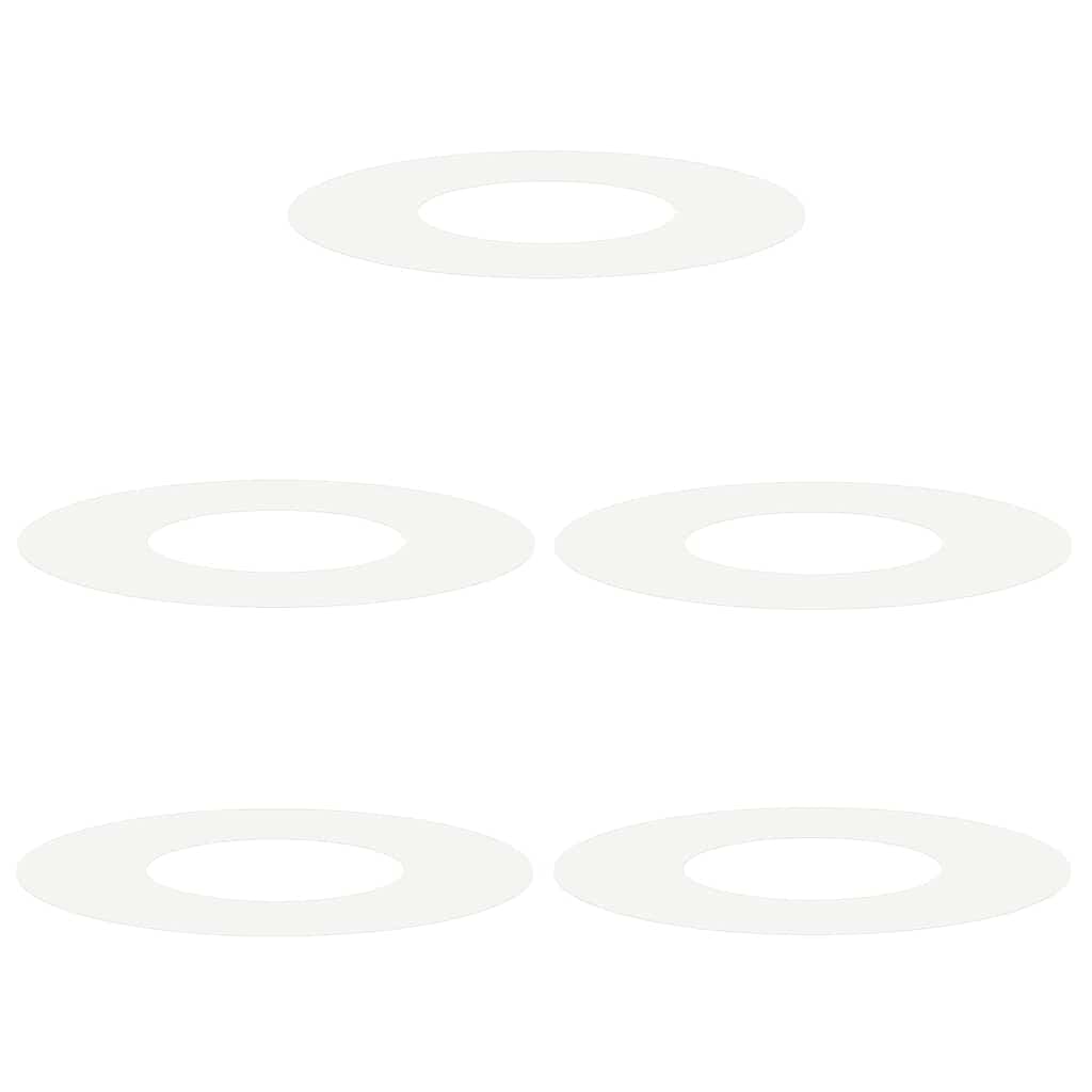 Adecuado Para Anillos De Árbol Plano 5 Pcs Ø30 / 60 Cm Acero_0