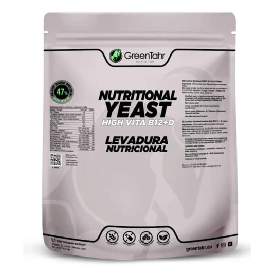 Flocos de levedura nutricional High Vita B12+D: (500g) Embalagem XXL