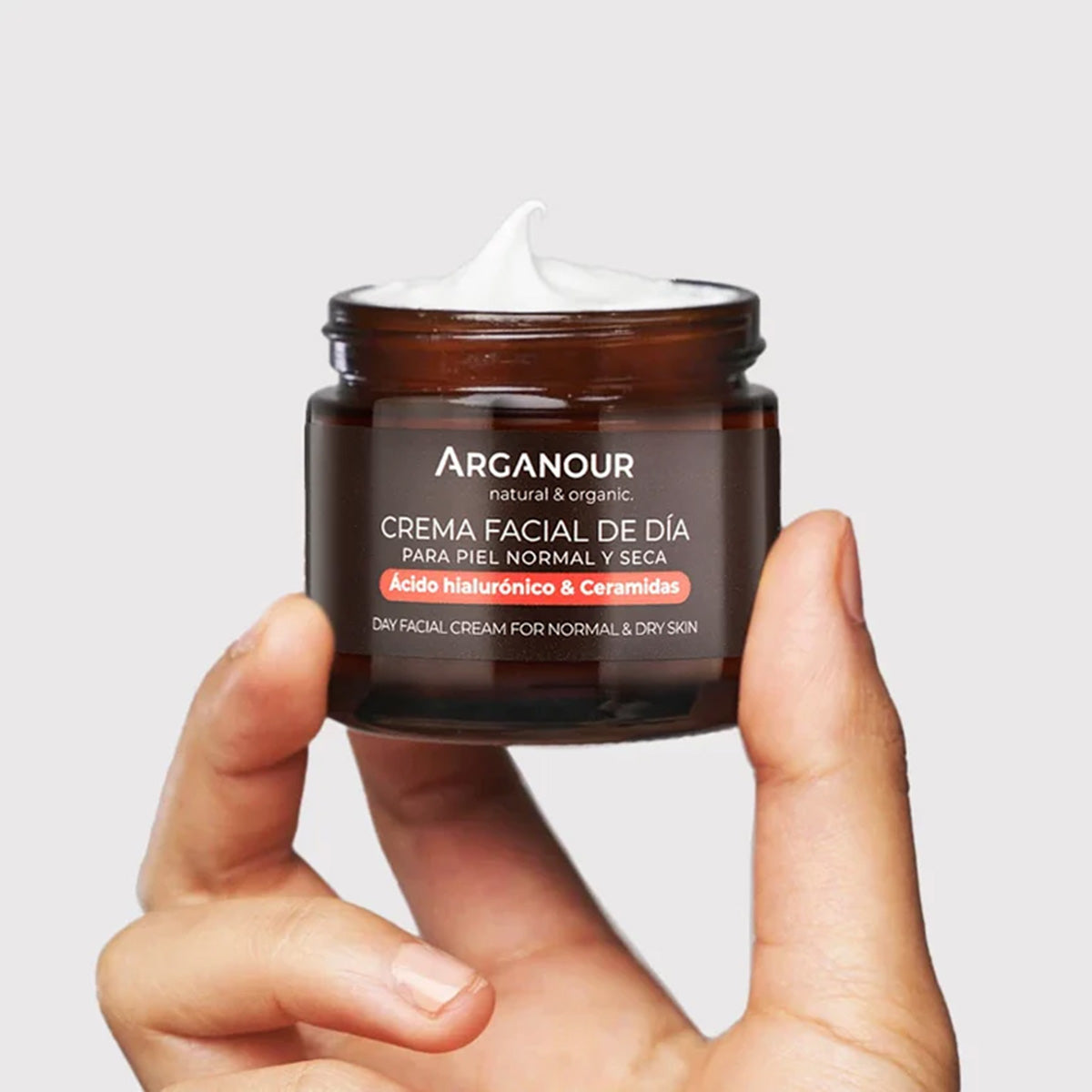 Arganour creme de dia 100% natural FPS15 para pele seca 50 ml