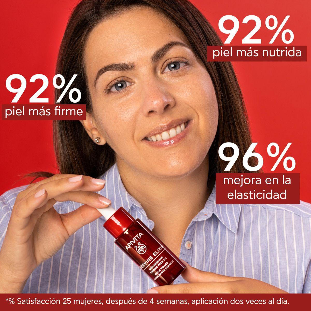 Óleo Facial Firmador e Reparador Beevine Elixir, APIVITA 30 ml