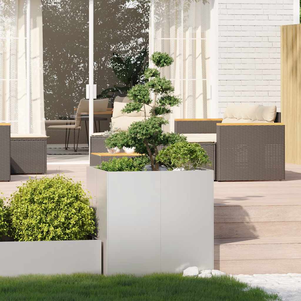 Jardinera 80x80x80 Cm Acero Inoxidable_2