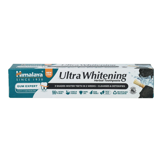 Pasta de dentes Himalaya Ultra Whitening com carvão 75ml