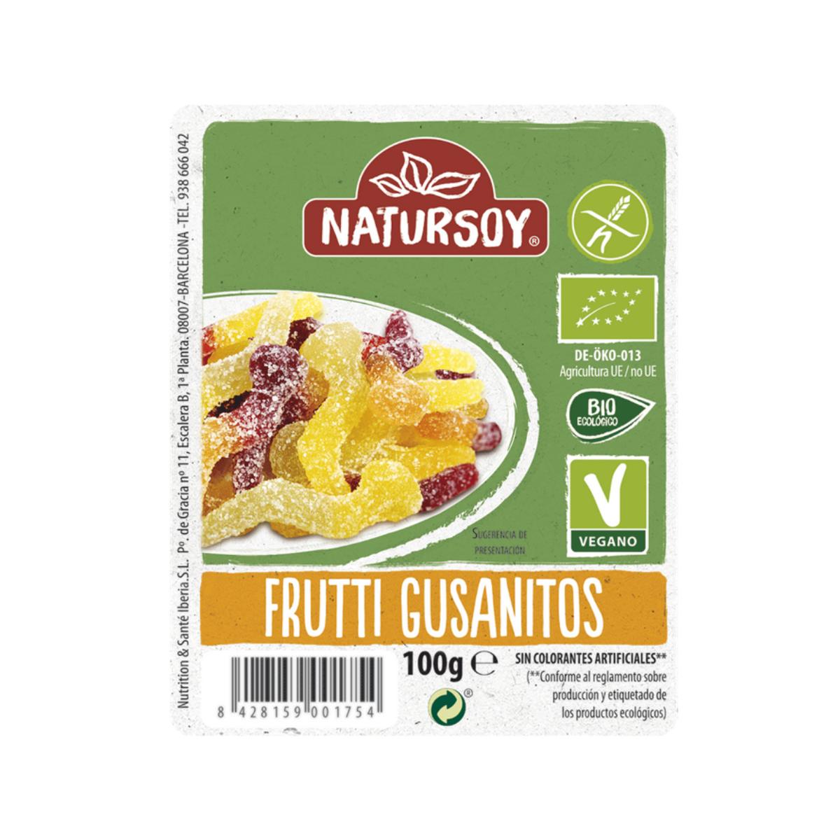 Gomas de minhoca Natursoy Frutti 100g
