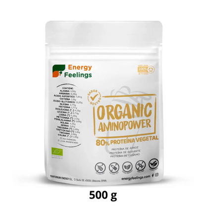 Aminopower Proteína 80% ECO Neutro Energia Sentimentos 500 g