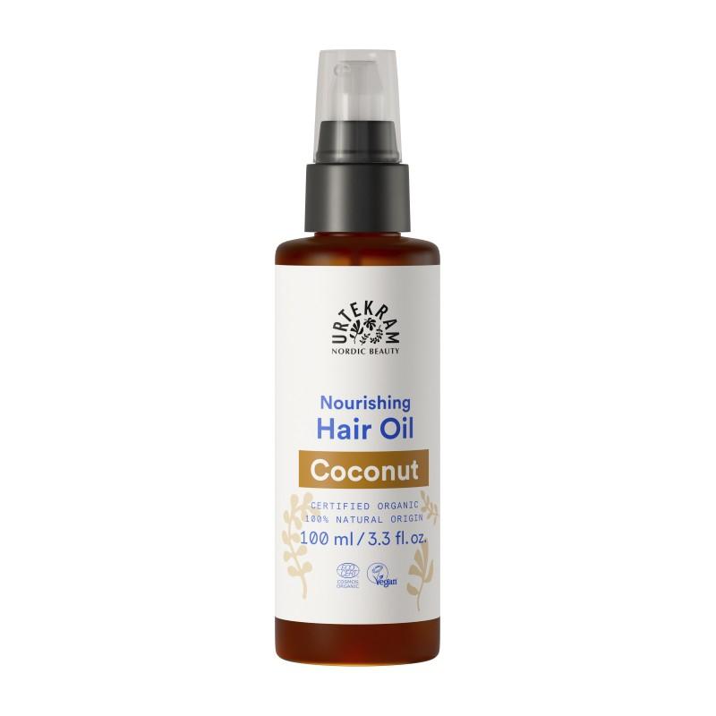 Óleo de coco nutritivo Urtekram para o cabelo 100 ml