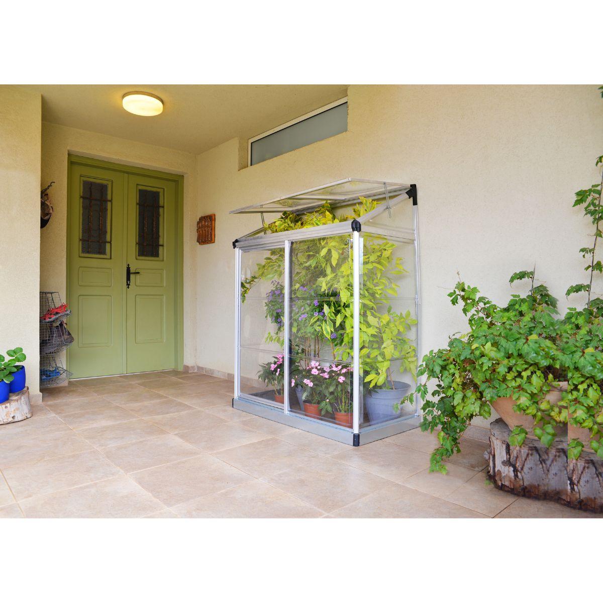 Estufa anexa Lean To 125x63,5x160 cm