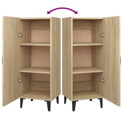 Aparador Madera Contrachapada Color Roble Sonoma 34,5x34x90 Cm / Vetonek_3