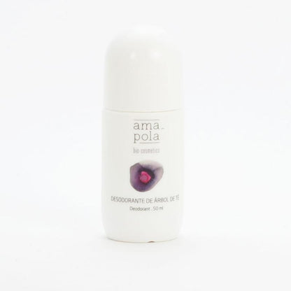 Desodorizante orgânico Tea Tree da Amapola Biocosmetics 50 ml