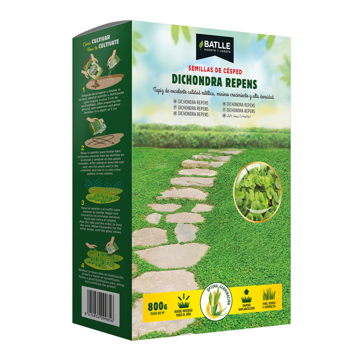 Sementes de erva-batlle Dichondra repens 200 g