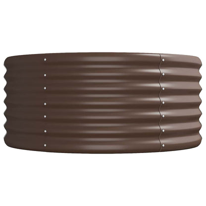 Jardinera Arriate Acero Galvanizado Marrón 440x80x36 Cm_3