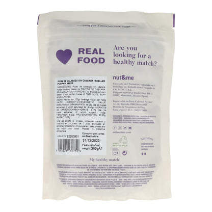 Sementes de abóbora descascadas Nut&amp;me 300g