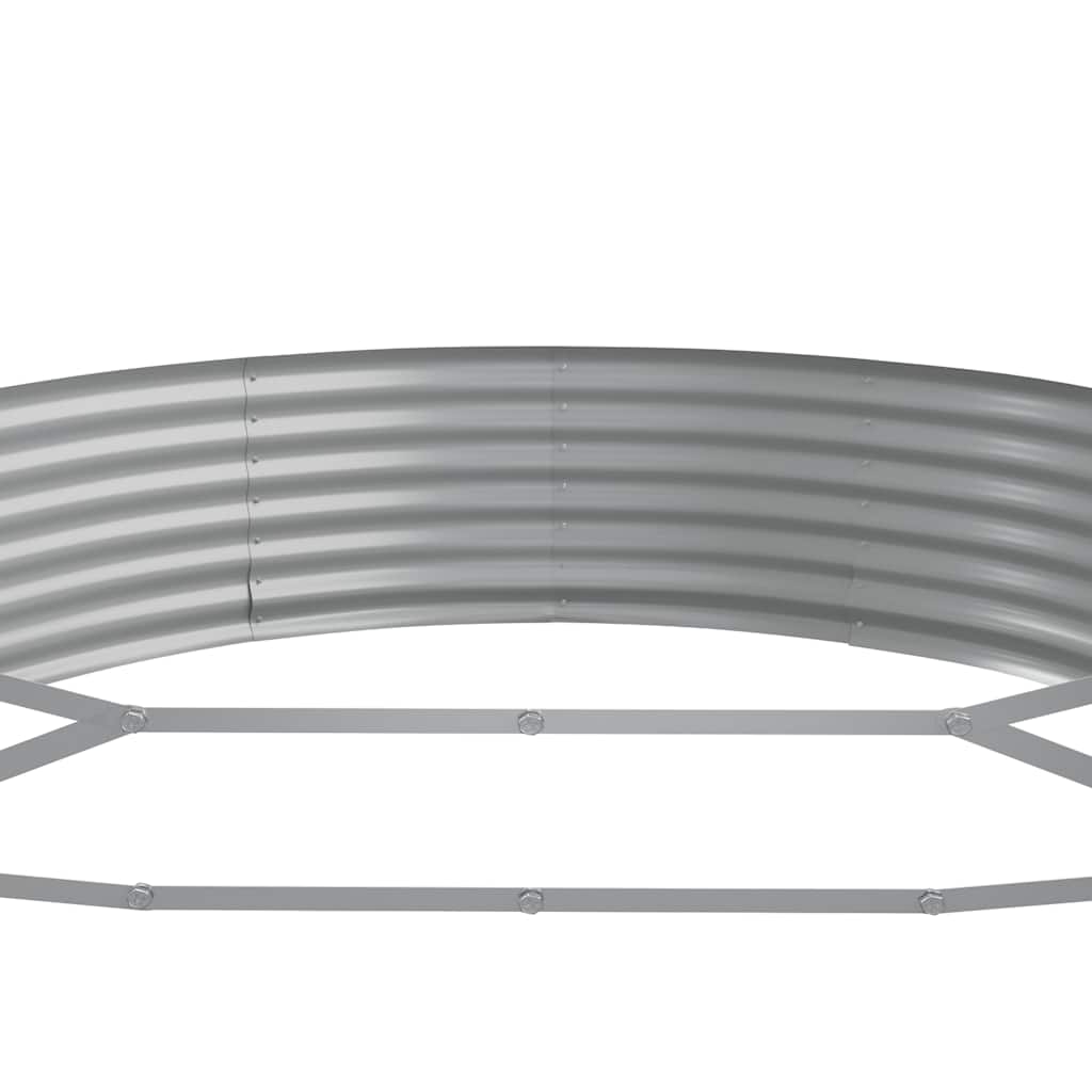 Jardinera Arriate Acero Galvanizado Antracita 600x140x36cm_4