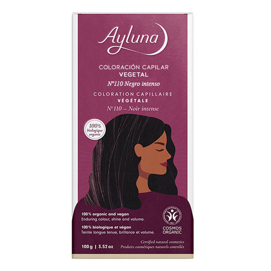 Corante Vegetal Ayluna Intense Black 110, AYLUNA, 100 g