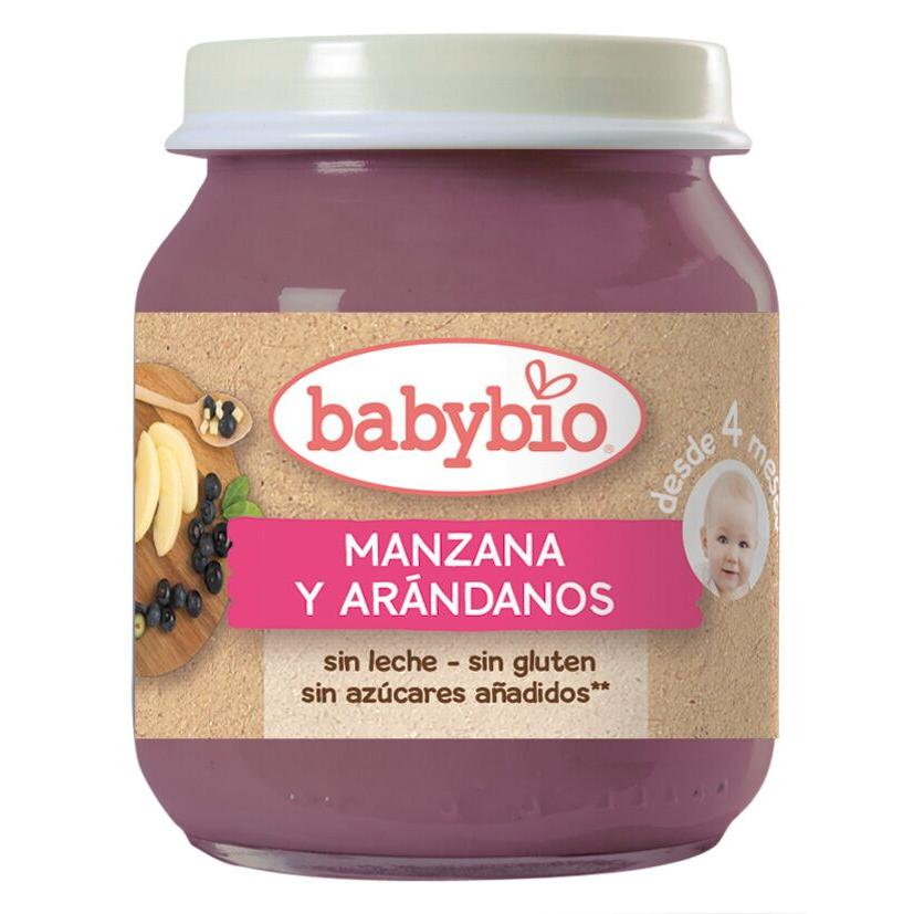 Pote de Maçã e Mirtilo Babybio 130g