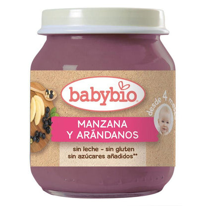 Pote de Maçã e Mirtilo Babybio 130g
