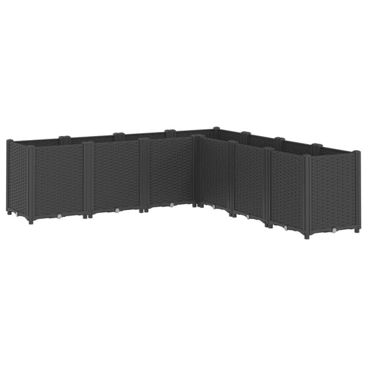 Jardinera Pp Negro 160x160x53 Cm_0