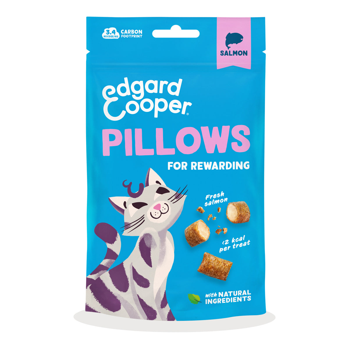 Salmon Bites Petiscos Naturais para Gatos Edgard Cooper 60g
