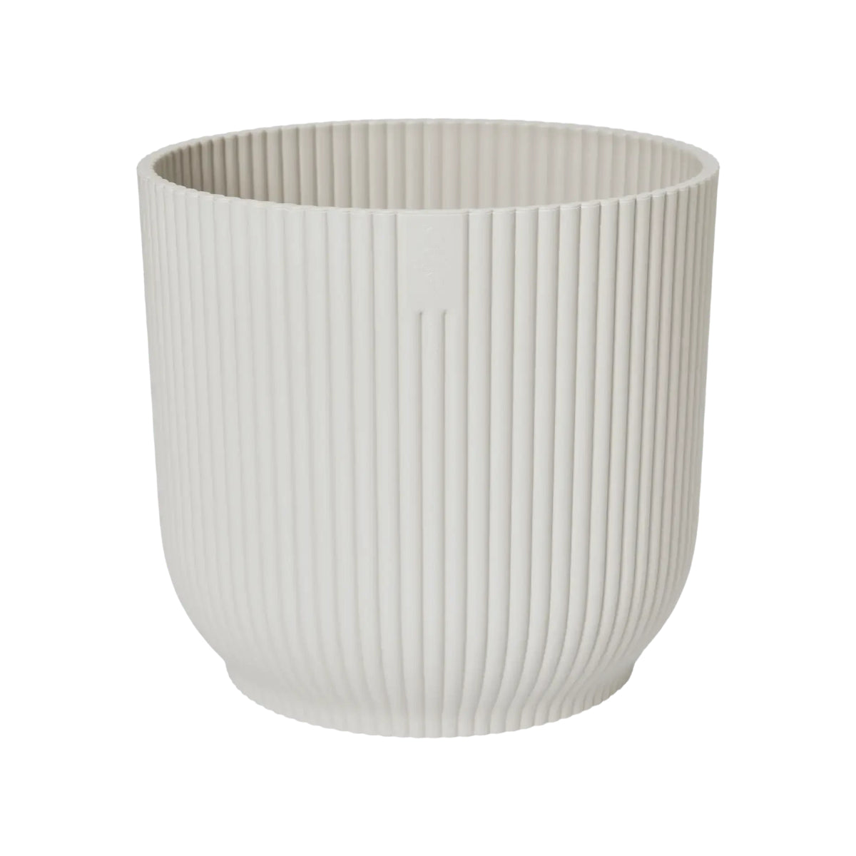 Vaso de flores redondo dobrável Vibes branco sedoso Elho 18 cm