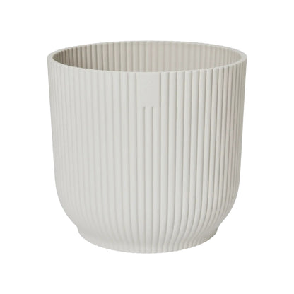 Vaso de flores redondo dobrável Vibes branco sedoso Elho 18 cm
