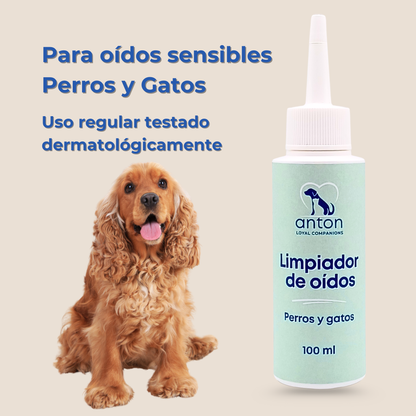 Limpiador natural para la higiene de oídos de perros y gatos – 100 ml_4