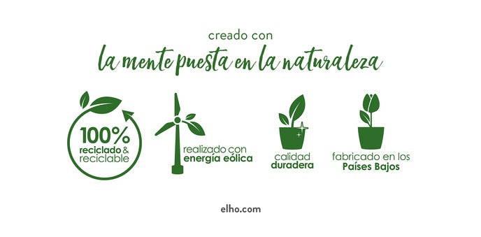 Greensense Aquacare Square Elho vaso auto-irrigável 30 cm cinzento carvão