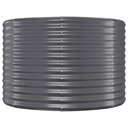 Jardinera Arriate Acero Galvanizado Antracita 100x100x68cm_2
