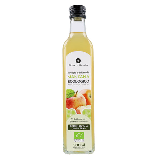 Vinagre de maçã não filtrado ECO Planeta Huerto 500 ml