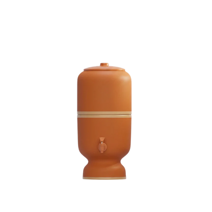 Filtro De Agua Stéfani São João 4l Arcilla Natural – 8 L Total (4 L Filtrados + 4 L Reserva) – 45 Cm Alto X 22 Cm Ø_0