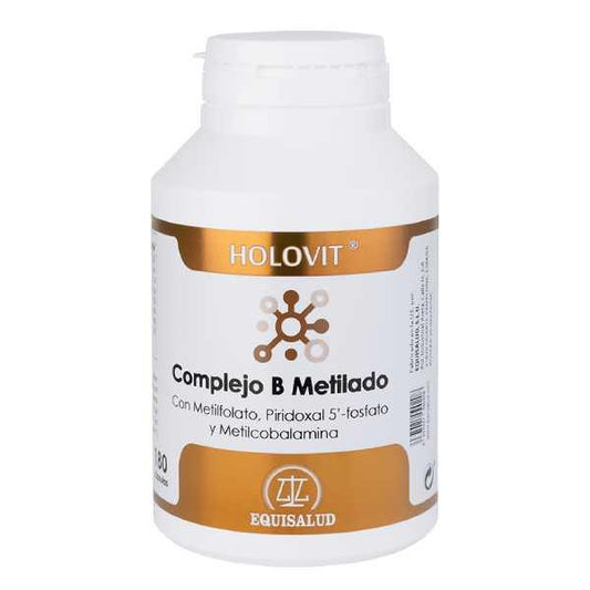HOLOVIT COMPLEXO B METILADO Equisalud 180 cápsulas de 590 mg.