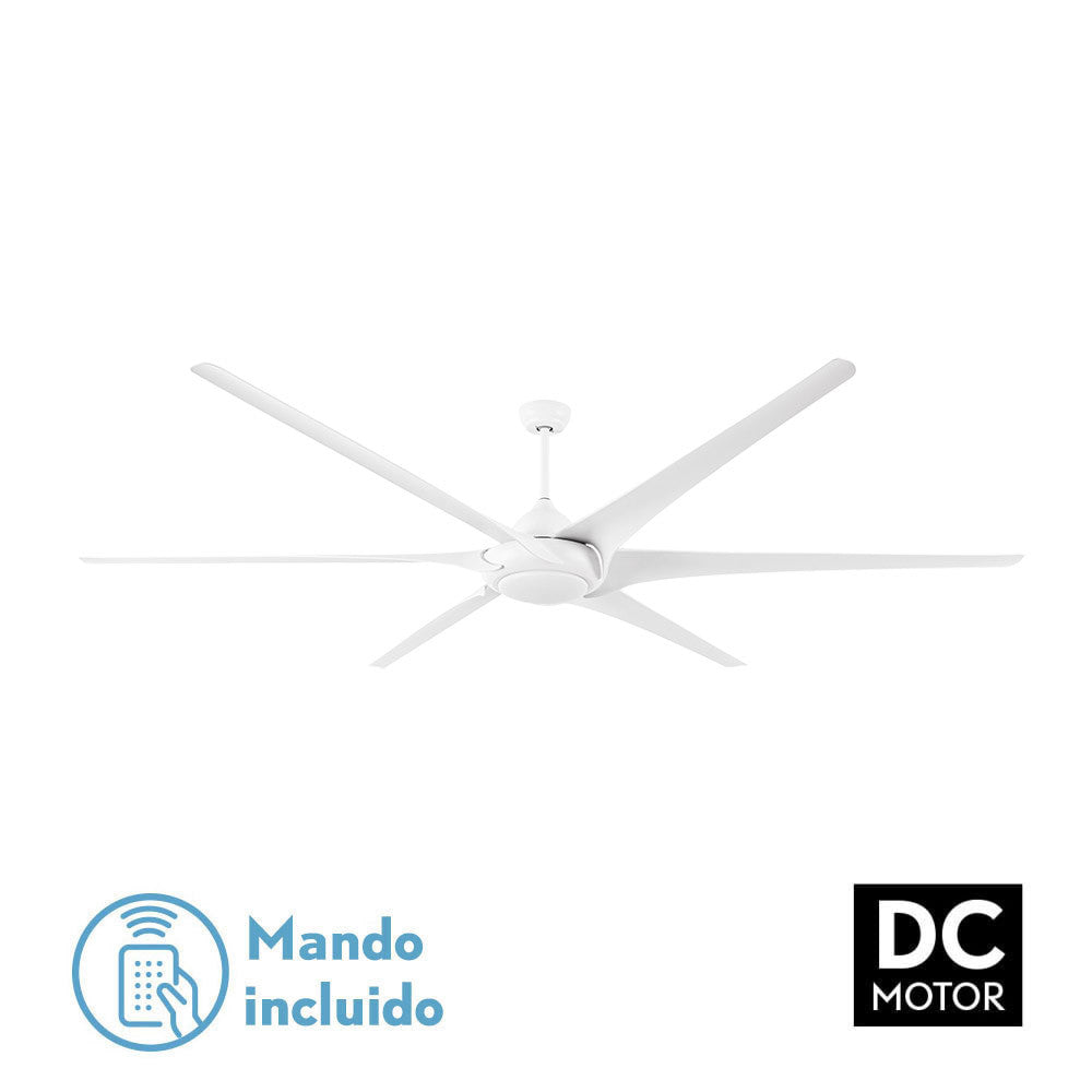 Ventilador 30w Dc Moncayo Blanco 6 Aspas 6 Velocidades 254d C/remoto Memoria 3temperaturas 2850lm_0