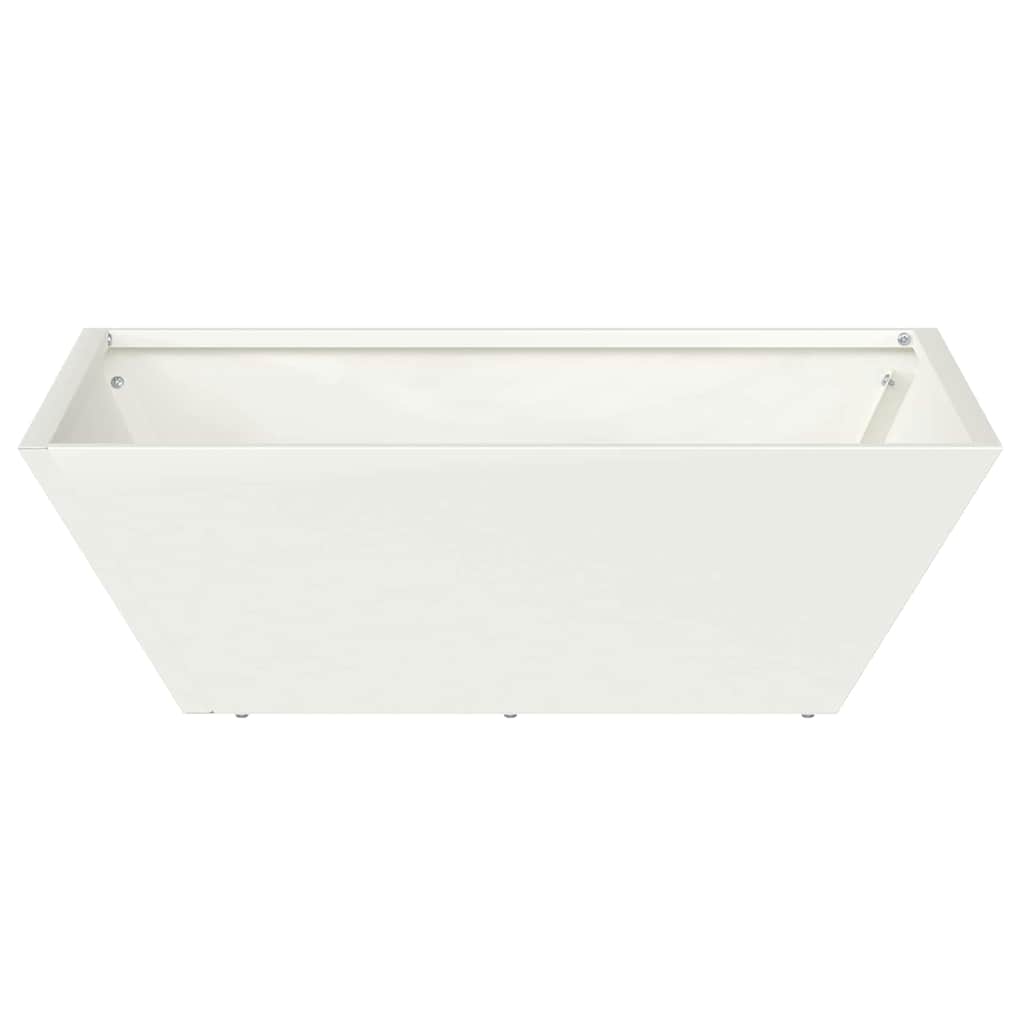 Macetero De Jardín 5 Uds. Blanco 50 X 50 X 15 Cm_5