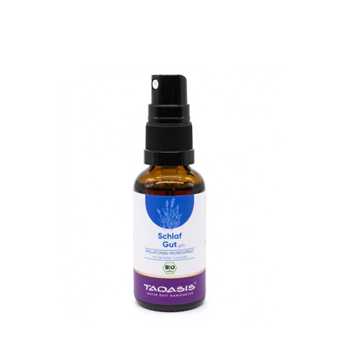 Spray oral de melatonina e lavanda. 30 ml.