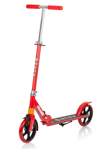 Patinete Infantil Omega Hasta 100 Kg Plegable Y Ruedas De 20mm Red_0