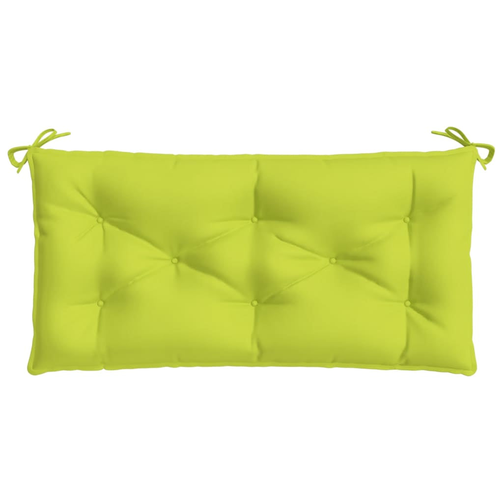 Vidaxl Cojín De Banco De Jardín Tela Oxford Verde Claro 100x50x7 Cm_3