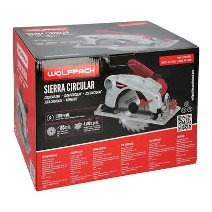 Sierra Circular 1300 Watt. Con Laser Disco 185 Mm. 4.700 Rpm Corte Inglete Regulador De Profundidad. Ingletadora, Sierra Madera_2