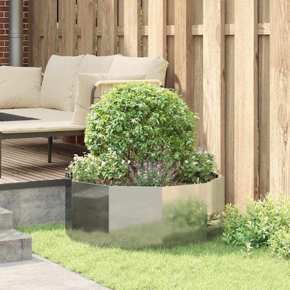 Jardinera Plateado 90 X 90 X 35 Cm Acero Galvanizado_3