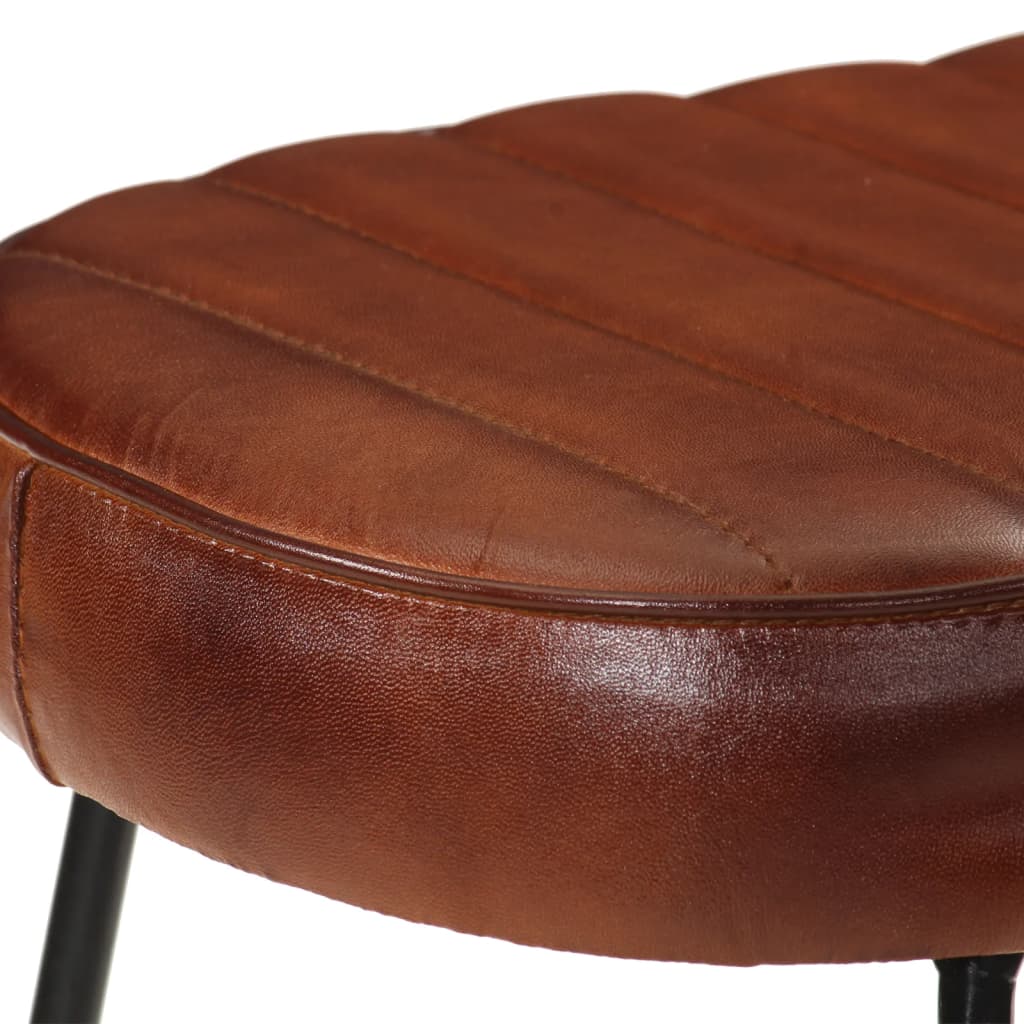 Taburetes De Bar 2 Uds Marrón Oscuro 41x29x62 Cm_5