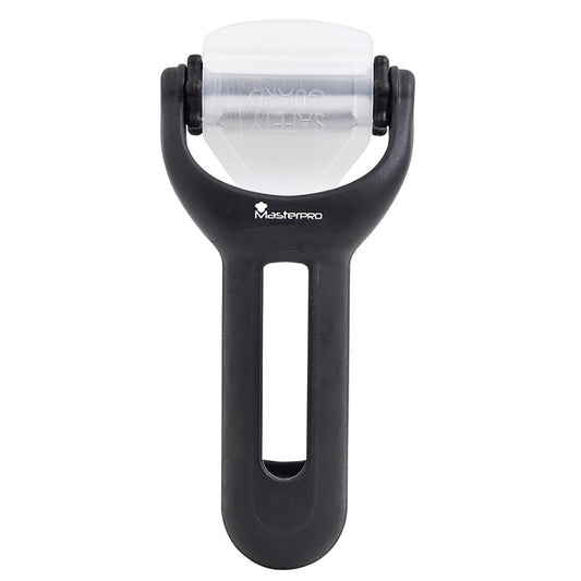 Pelador Multiple En Acero Inoxidable Foodies Color Negro Masterpro._0