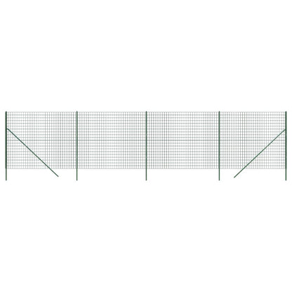 Cerca De Alambre De Acero Galvanizado Verde 1,4x10 M / Vetonek_4