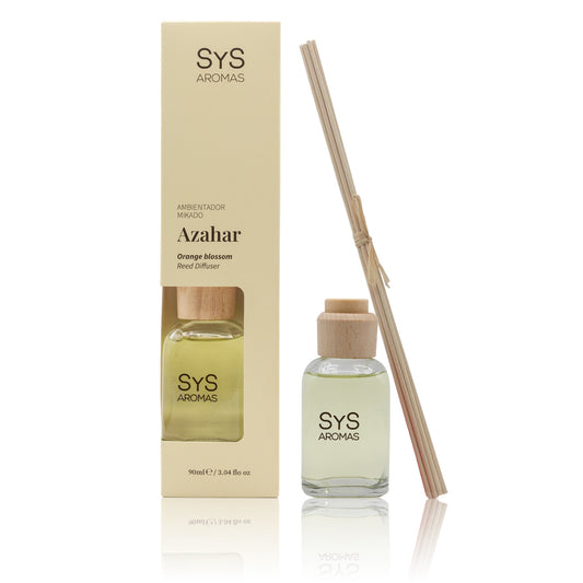 Ambientador Mikado SYS Aromas 90 ml | Azahar Origins | Aroma Floral Mediterráneo | Relajante_0