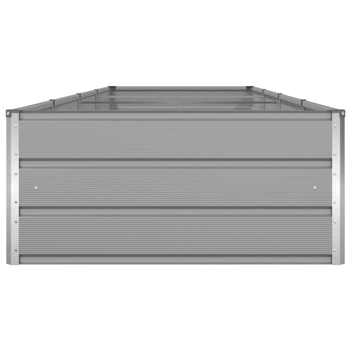 Jardinera Gris Claro 385 X 100 X 45 Cm Acero Galvanizado_5