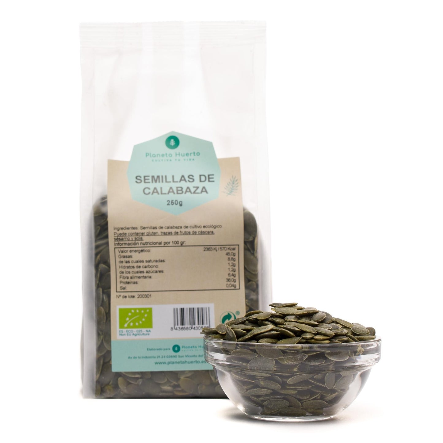 Planeta Huerto ECO Sementes de Abóbora 250 g