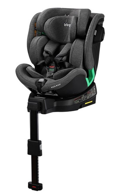 Silla De Coche Bbgo St5 Grupos 0-1-2-3 Para Niños De 40-150 Cm Isize Iso-fix 360 Grey_2