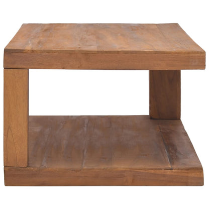 Mesa De Centro De Madera Maciza De Teca 90x50x35 Cm_2
