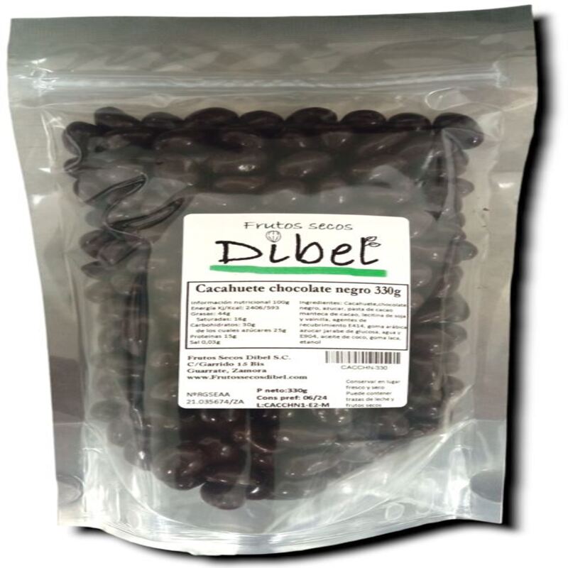 Cacahuete Chocolate Negro 330g_0
