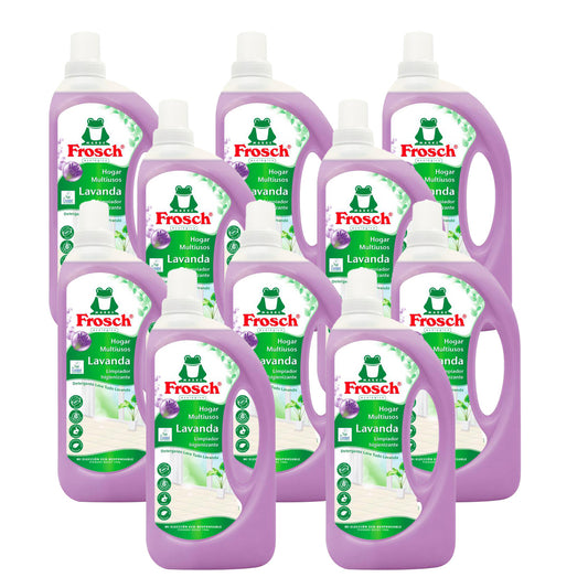 Embalagem de 10x Lavanda Frosch multiusos para casa 1000 ml
